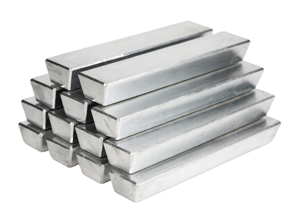 Stacked magnesium ingots packed for export by a certified magnesium ingot supplier in China